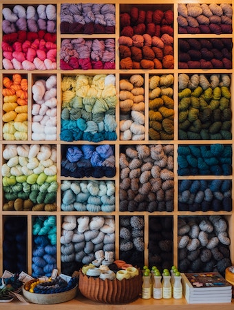 organized yarn